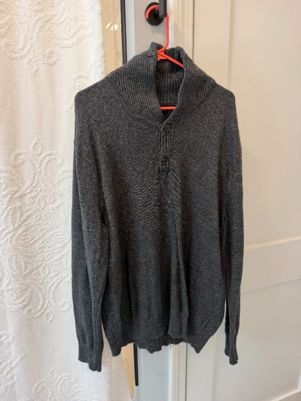 J.Crew men's dark grey sweater size XXL